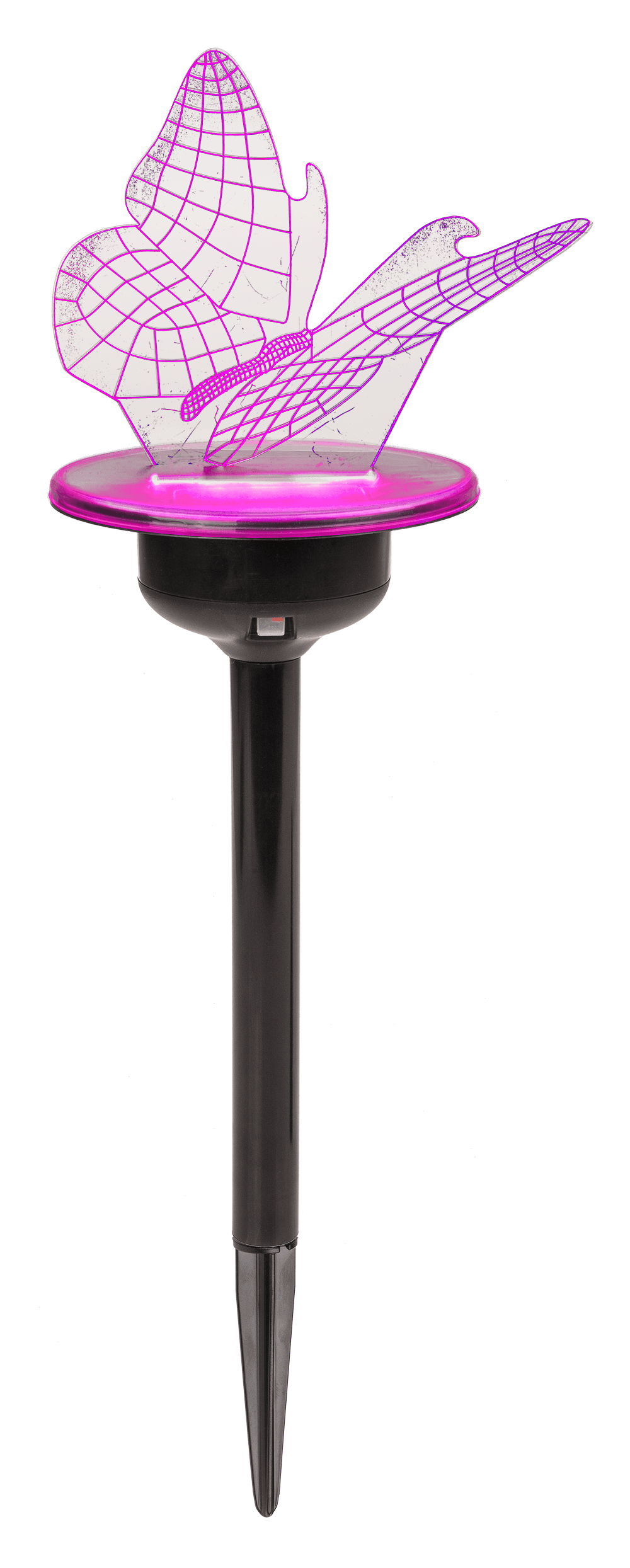 3D LED Solar garden stick with colour changing LED