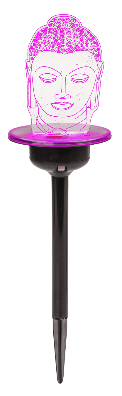 3D LED Solar garden stick with colour changing LED