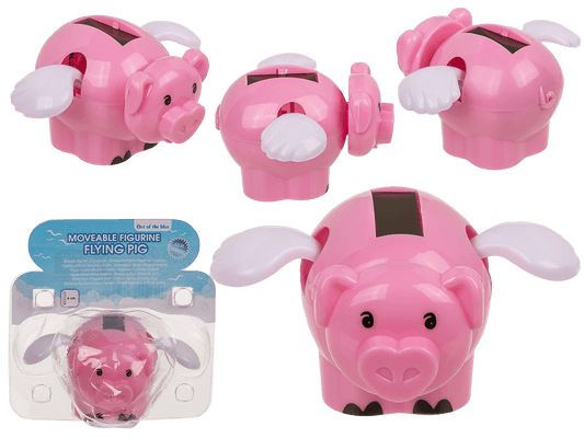 Moveable figurine, Flying Pig,