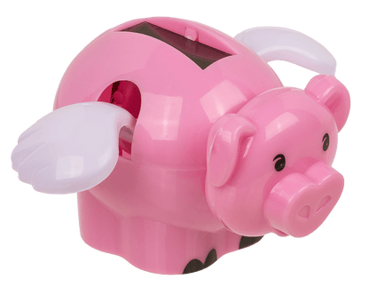 Moveable figurine, Flying Pig,