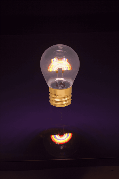 Light Bulb, Rainbow, incl. Lithium battery &