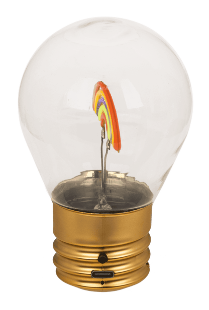 Light Bulb, Rainbow, incl. Lithium battery &