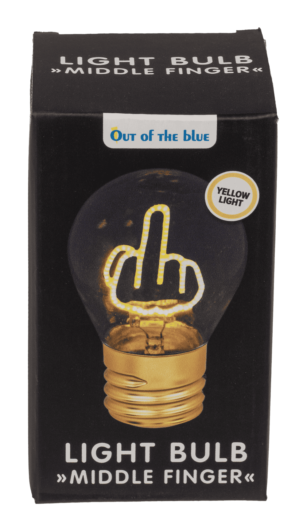 Light Bulb, middle finger, incl. Lithium battery