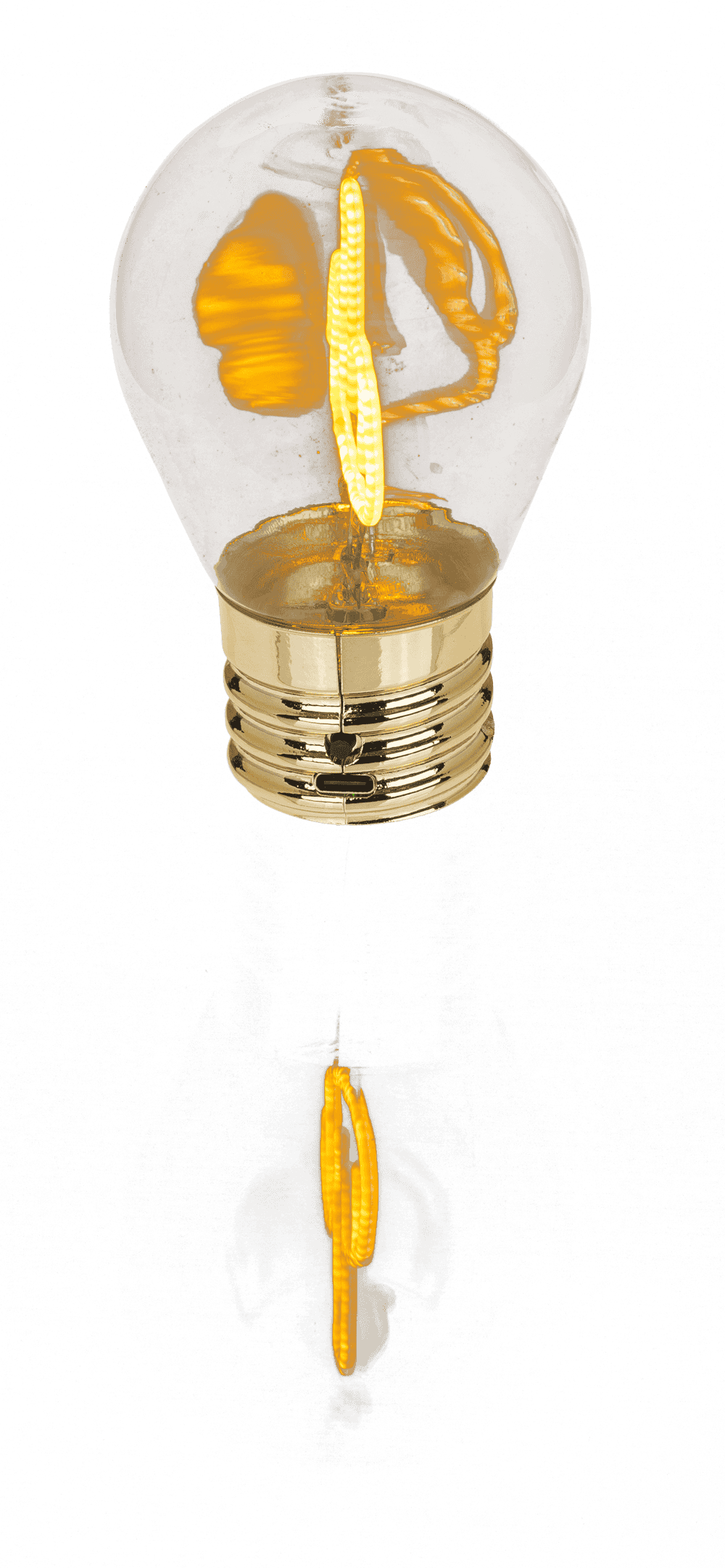 Light Bulb, middle finger, incl. Lithium battery