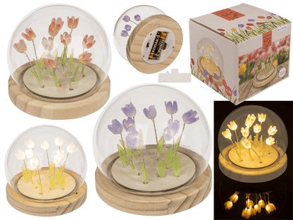 LED decorative light, Tulip, 10 x 10 cm,