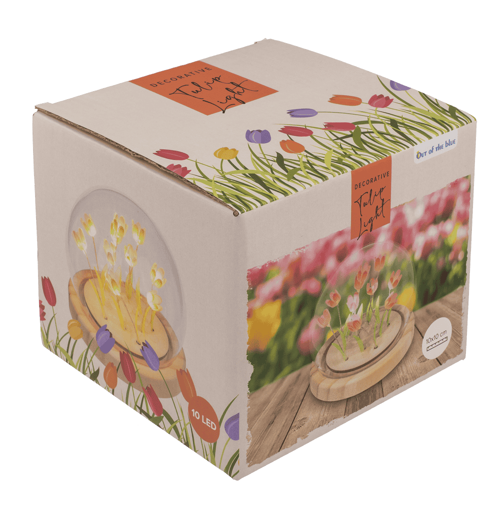 LED decorative light, Tulip, 10 x 10 cm,