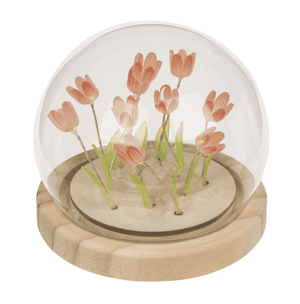 LED decorative light, Tulip, 10 x 10 cm,