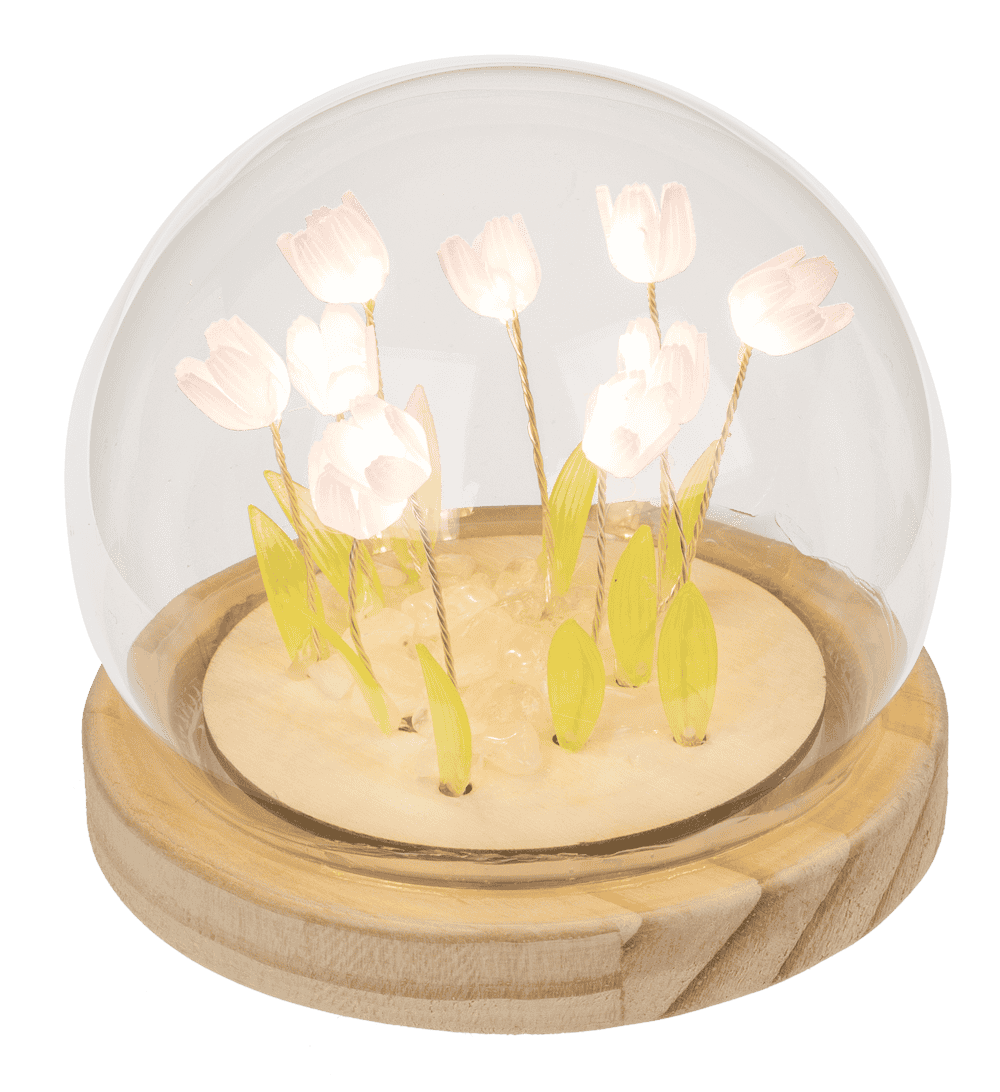 LED decorative light, Tulip, 10 x 10 cm,