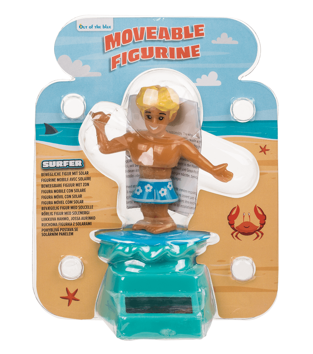 Moveable figurine, Surfer,