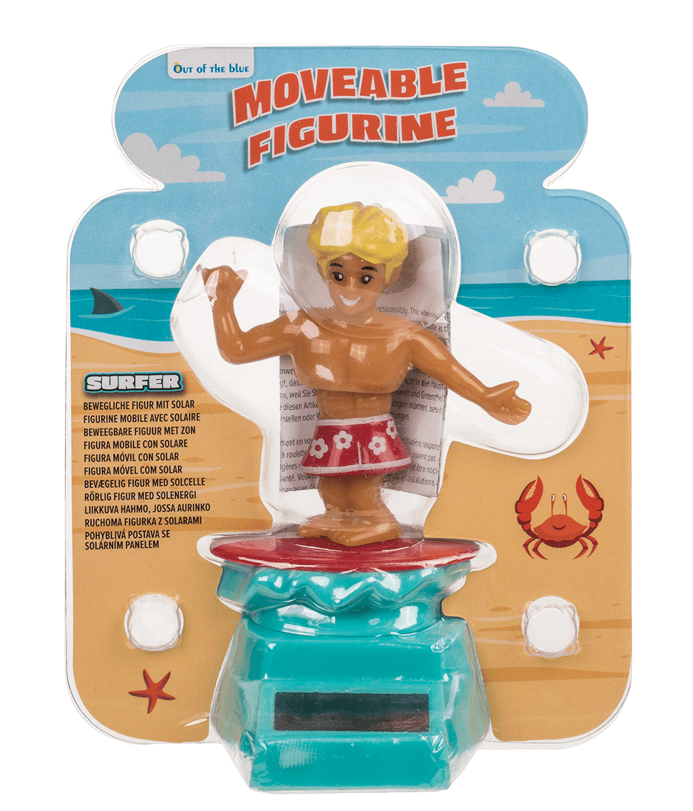 Moveable figurine, Surfer,