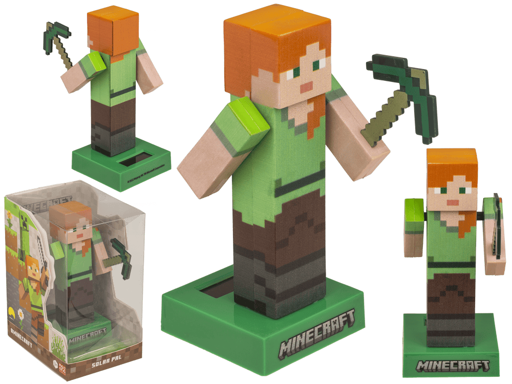 Solar Figurine, Minecraft - Alex,
