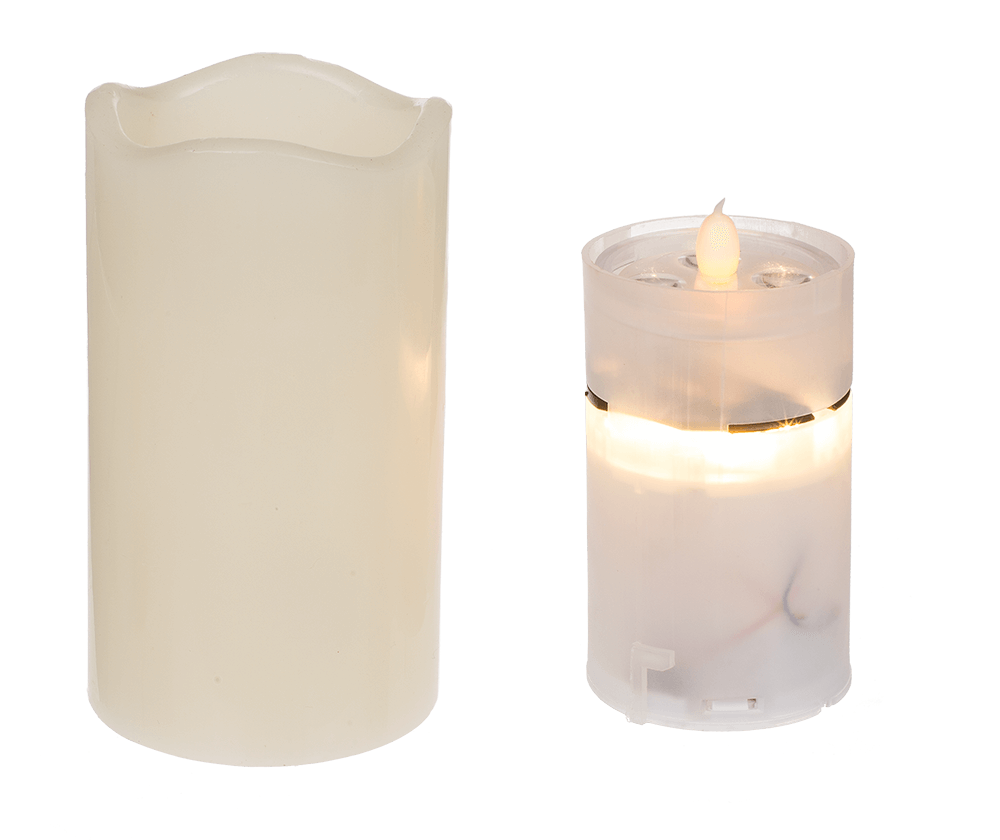 LED candle projector, Celebrations, 8 x 15 cm,