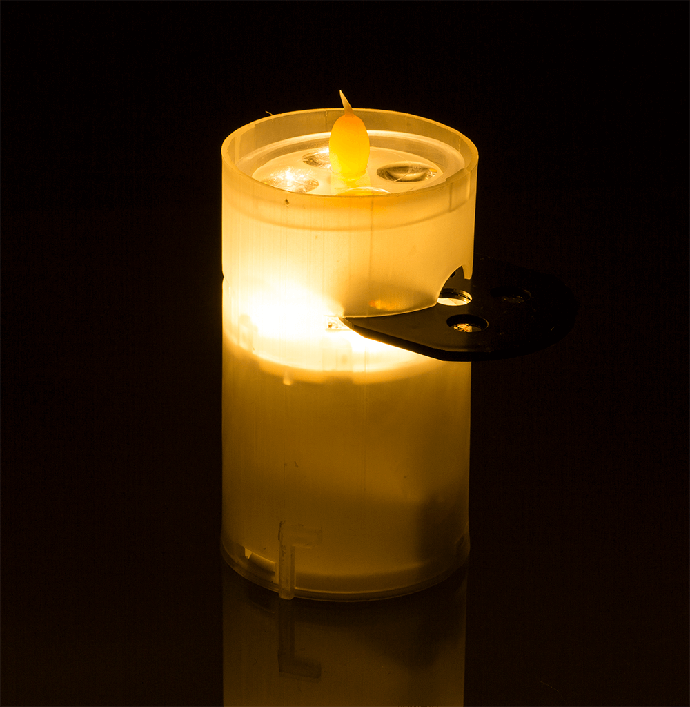 LED candle projector, Celebrations, 8 x 15 cm,