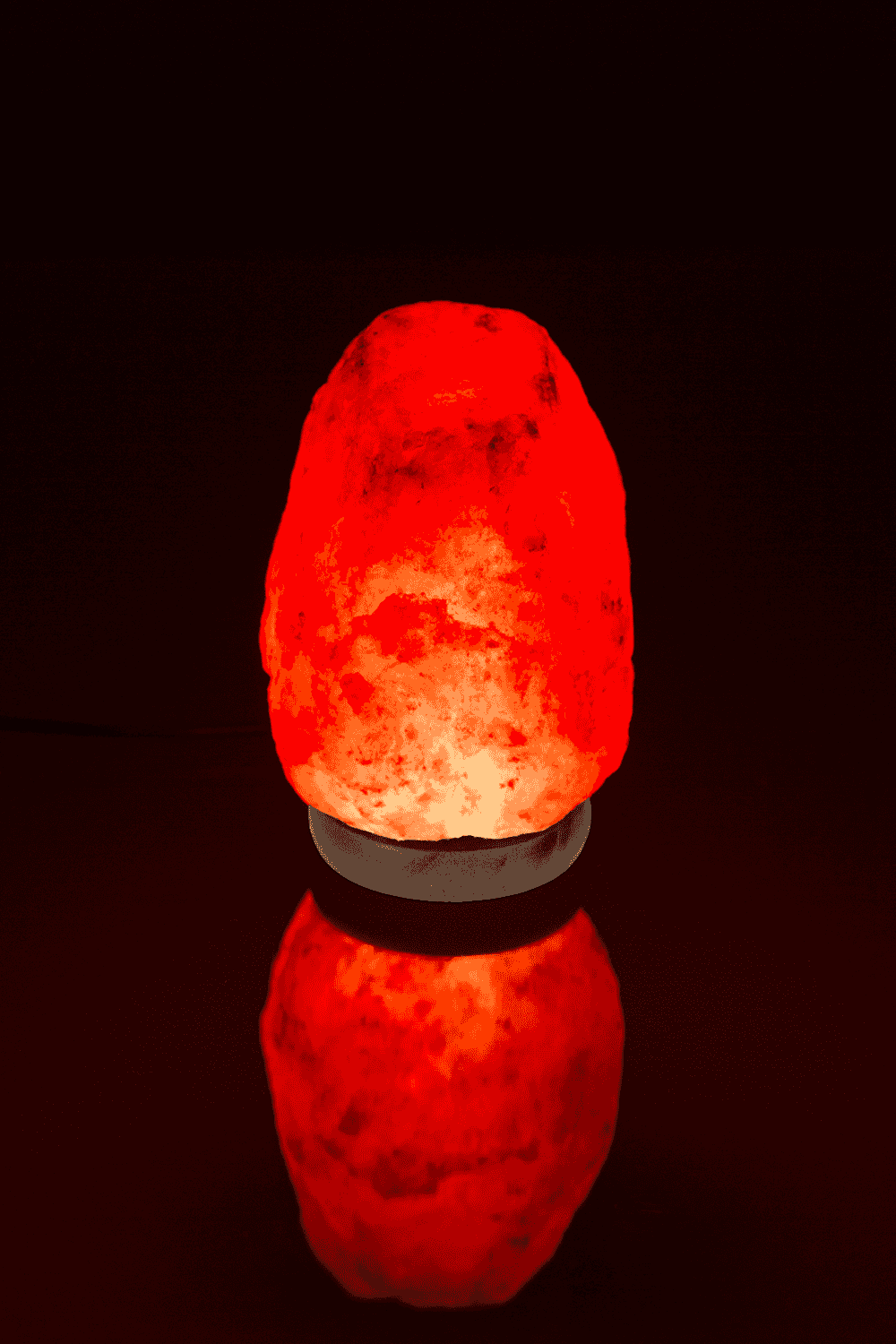 LED salt cristal lamp, colour-changing,