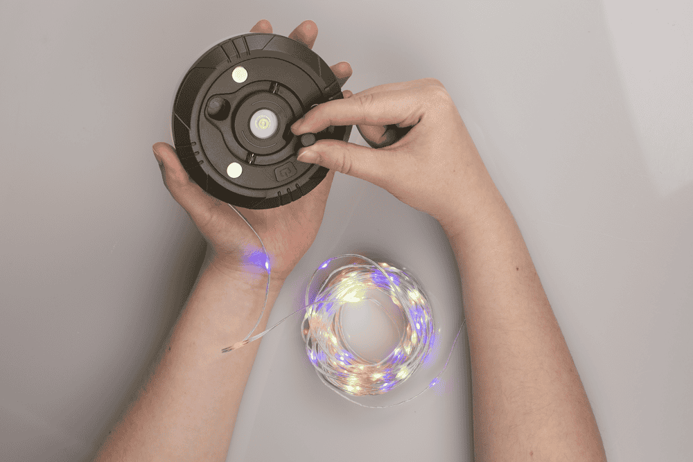 Camping light, rechargeable, with torch &