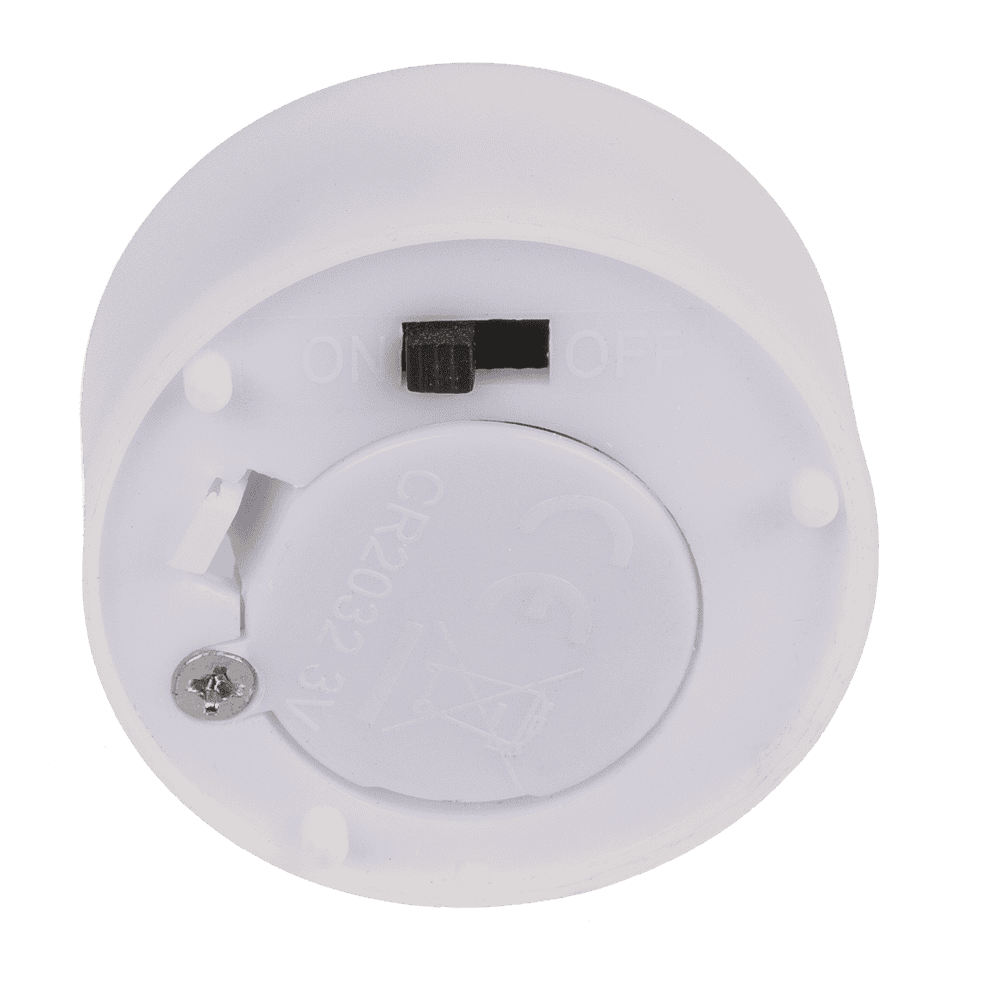 Salt crystal with LED tea light, 4 x 2 cm,