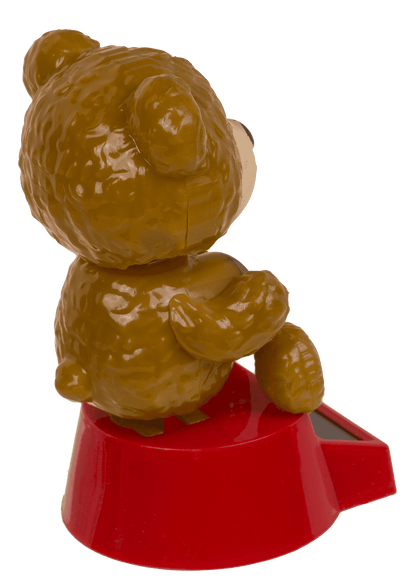 Movable figure, Love you bear, with solar cell,
