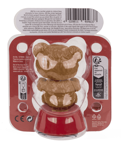 Movable figure, Love you bear, with solar cell,