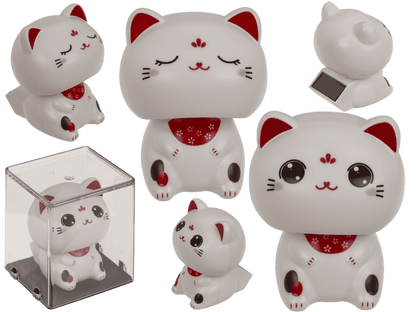 Waving cat, with solar cell, 5.5 cm,