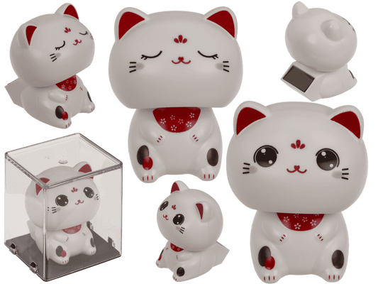 Waving cat, with solar cell, 5.5 cm,