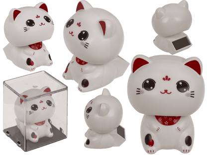 Waving cat, with solar cell, 5.5 cm,