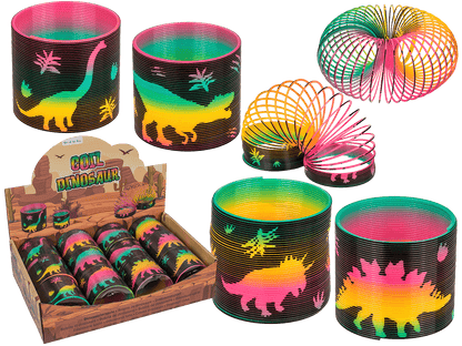 Coil, Dinosaur, approx. 7,5 x 6,5 cm,