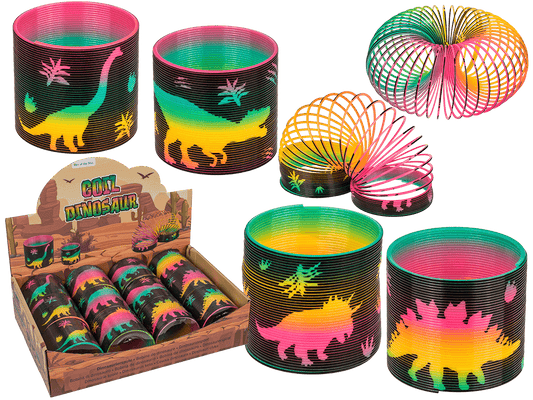 Coil, Dinosaur, approx. 7,5 x 6,5 cm,