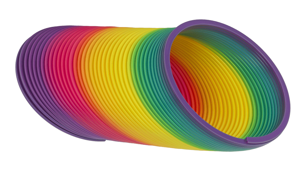 Coil, Rainbow, XL, ca. 12,5 cm