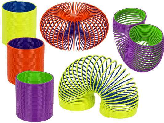 Coil, dual coloured, 9 cm,