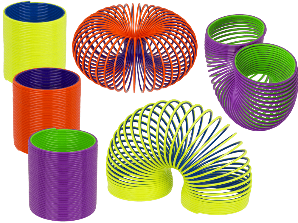 Coil, dual coloured, 9 cm,