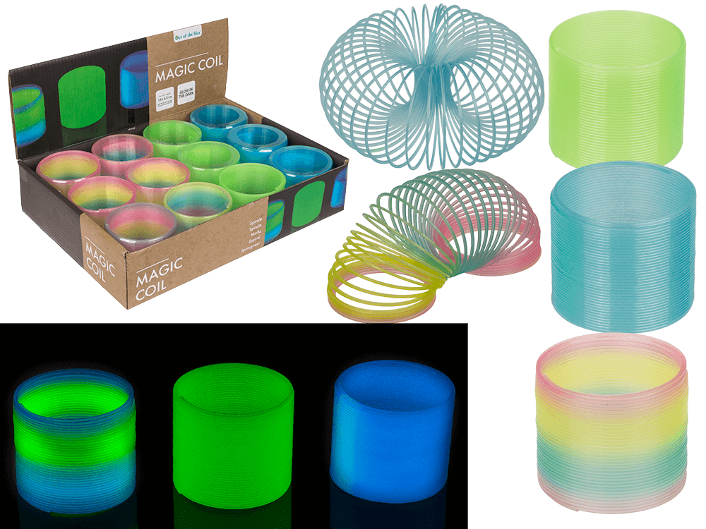 Coil, glows in the dark,