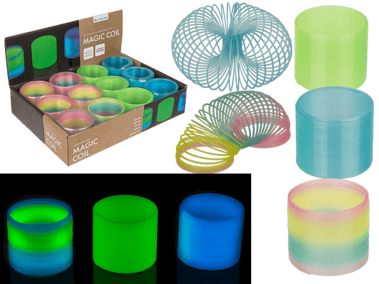 Coil, glows in the dark,