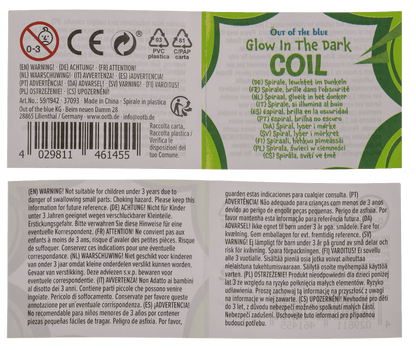 Coil, glows in the dark,