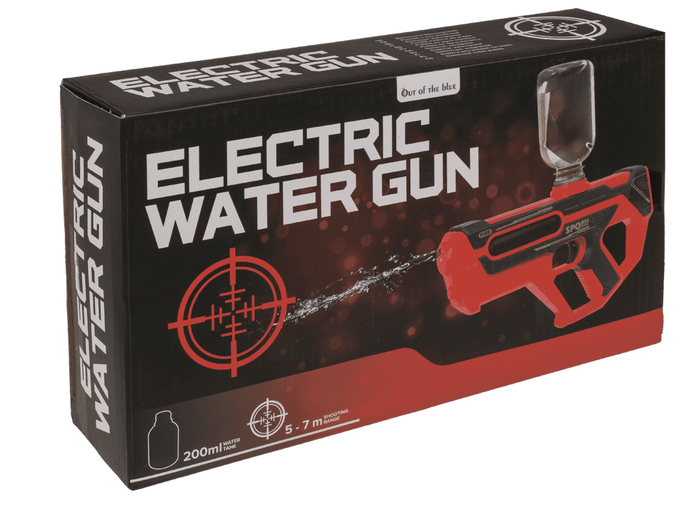 Pistola de agua eléctrica con depósito de agua