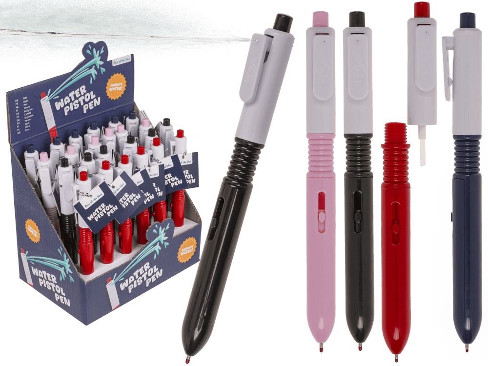 Water Pistol Pen, 16,5 cm,