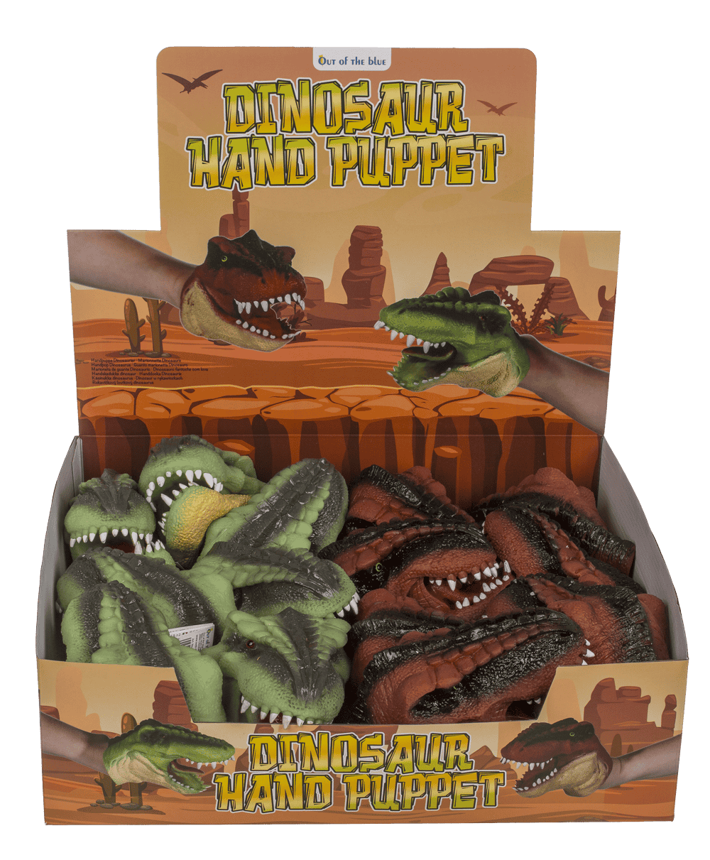Soft hand puppet, Dinosaur,