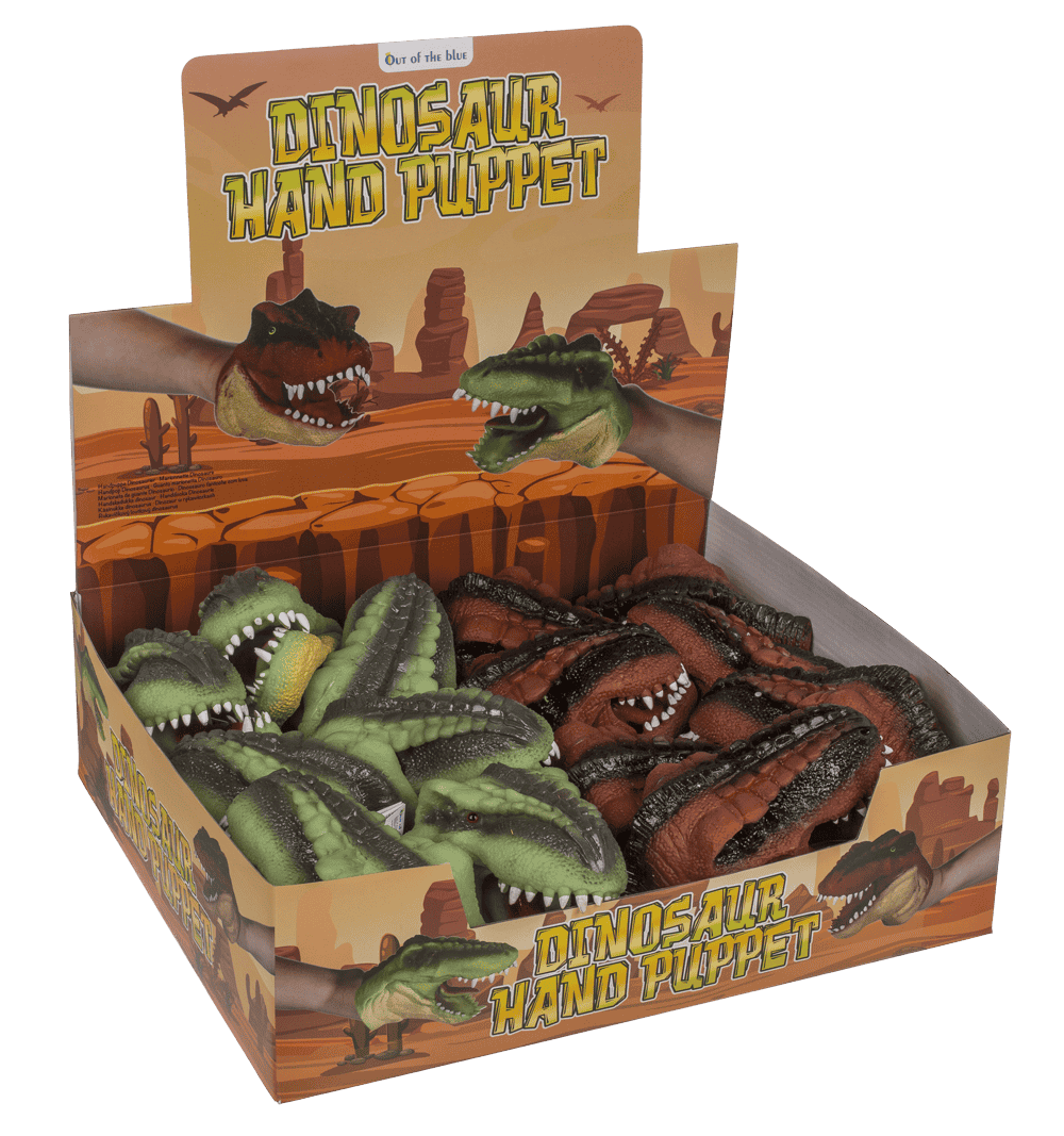 Soft hand puppet, Dinosaur,