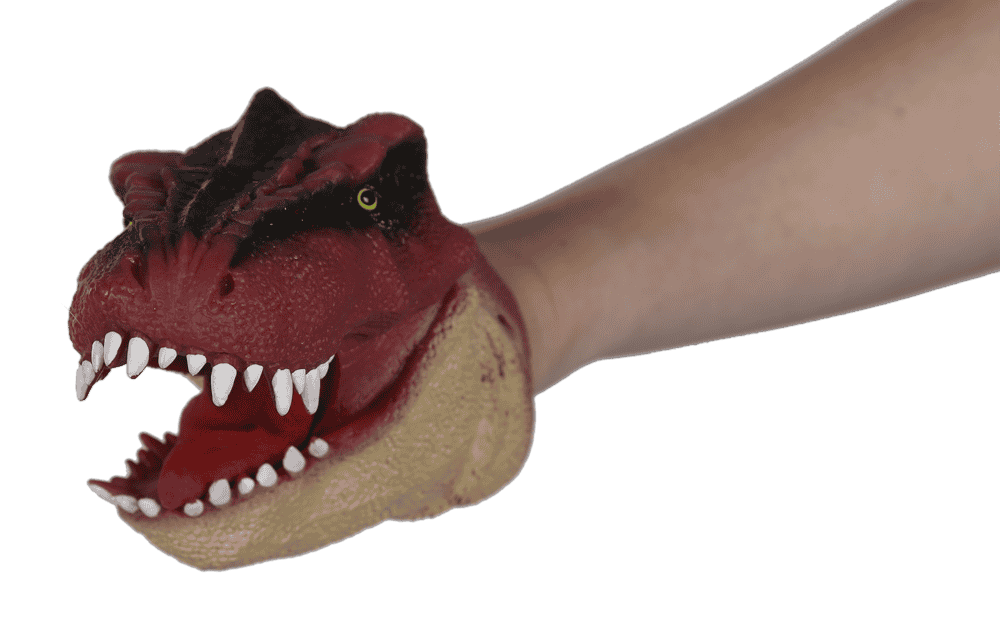 Soft hand puppet, Dinosaur,