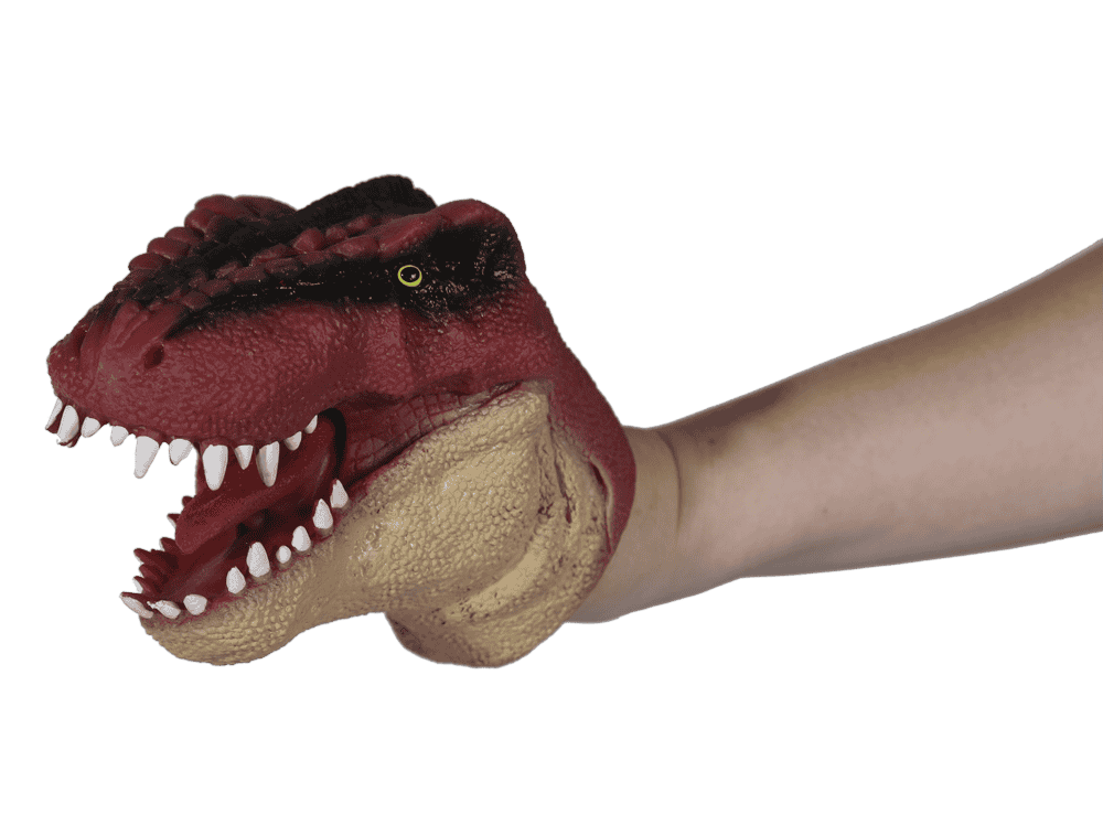 Soft hand puppet, Dinosaur,