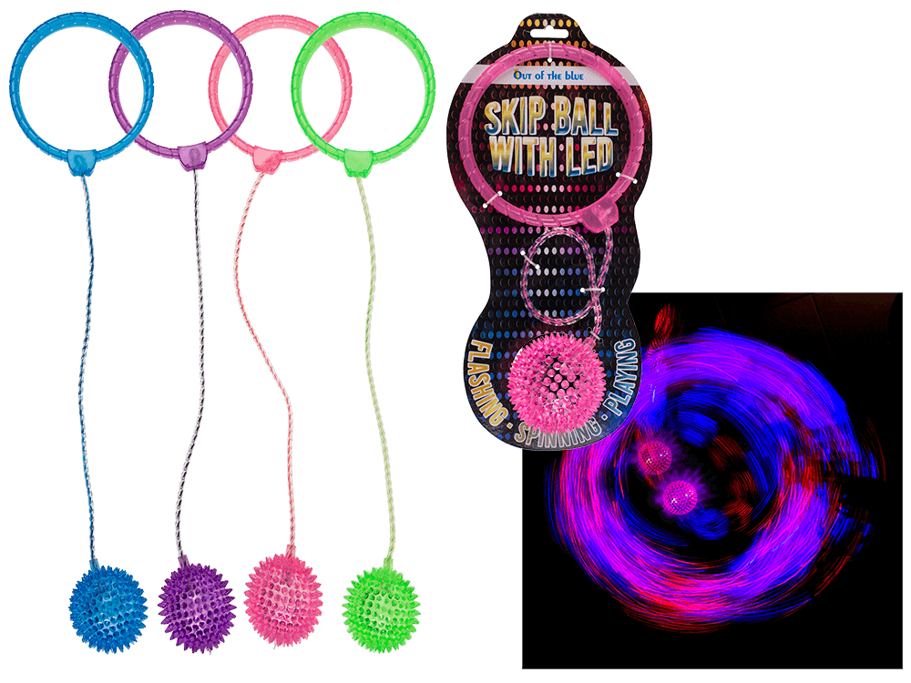 Skip ball with LED,