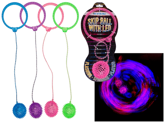 Skip ball with LED,