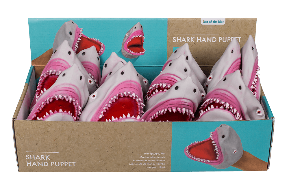 Soft hand puppet, Shark,