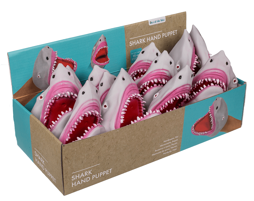 Soft hand puppet, Shark,