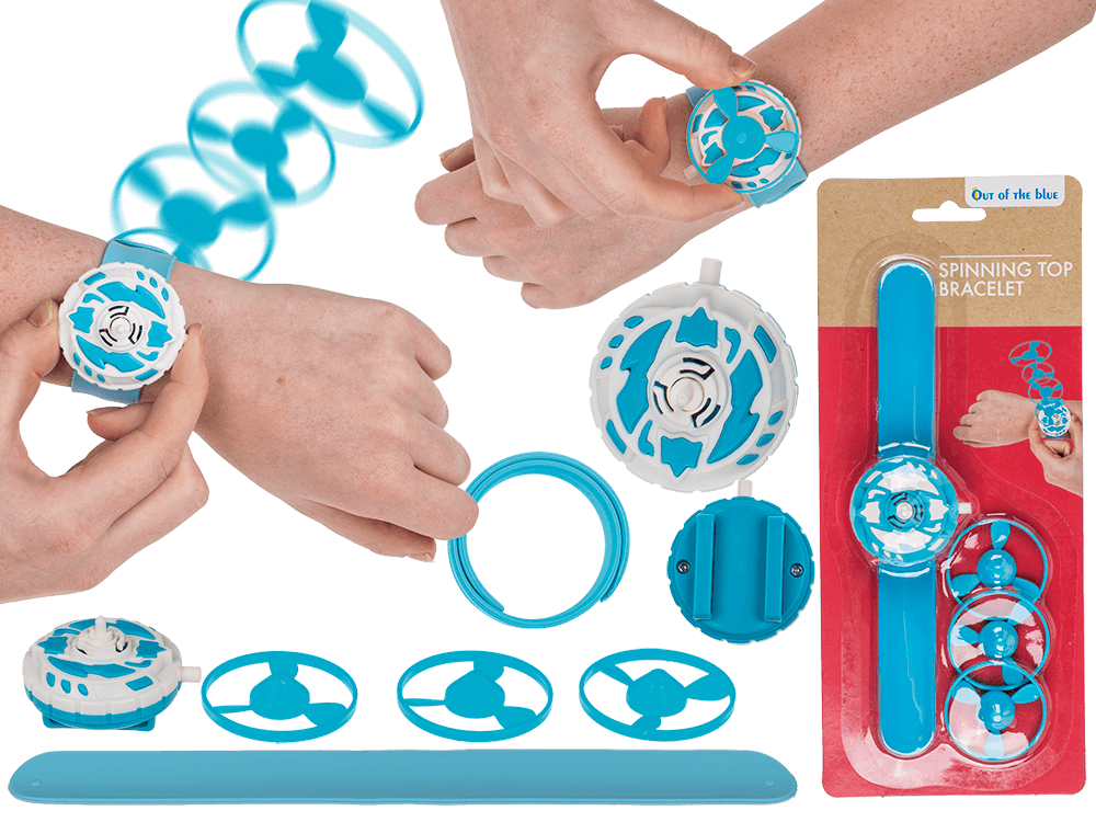 Blue Spinning Top-Bracelet, ca. 21,5 cm,