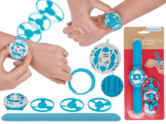 Blue Spinning Top-Bracelet, ca. 21,5 cm,