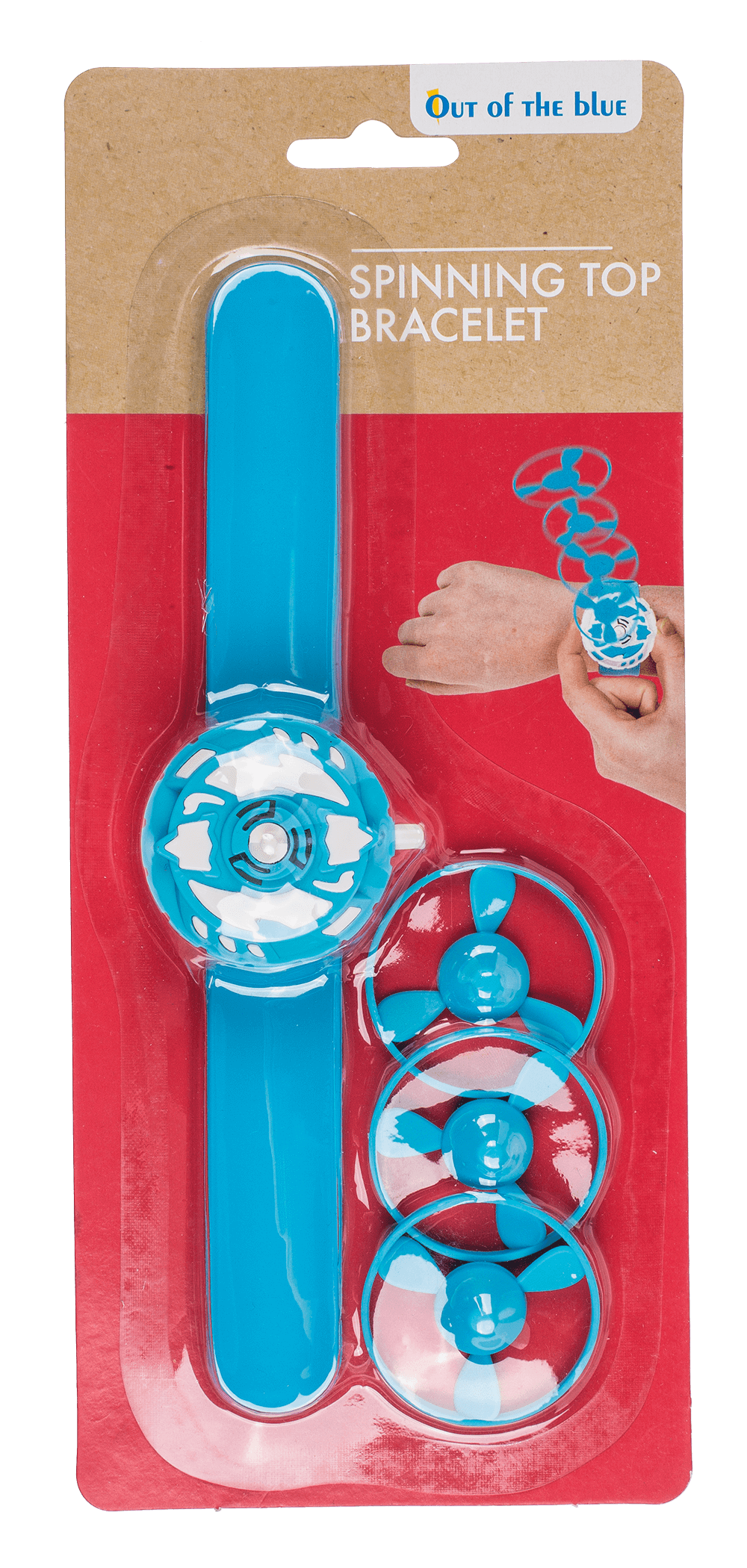 Blue Spinning Top-Bracelet, ca. 21,5 cm,