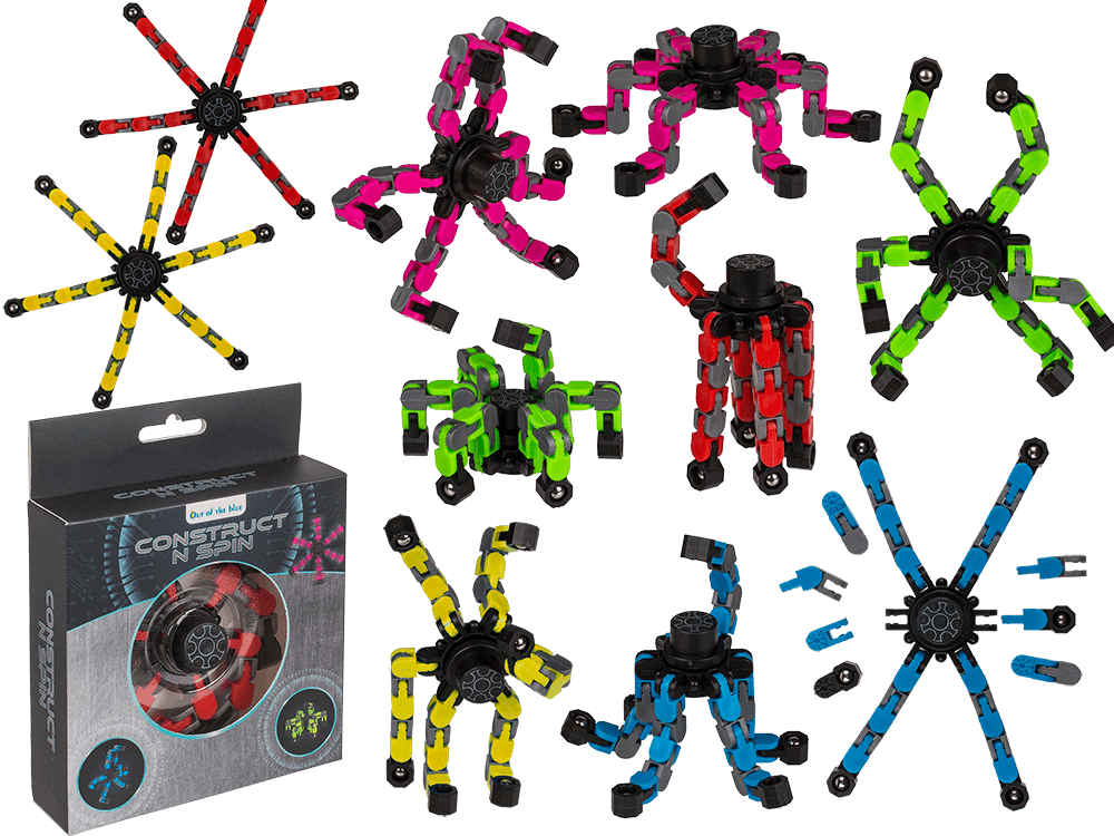 59-2165_000.png Construct N Spin met stalen ballen in vier kleuren, inclusief cadeauverpakking, afmetingen 15,5 x 3 cm.