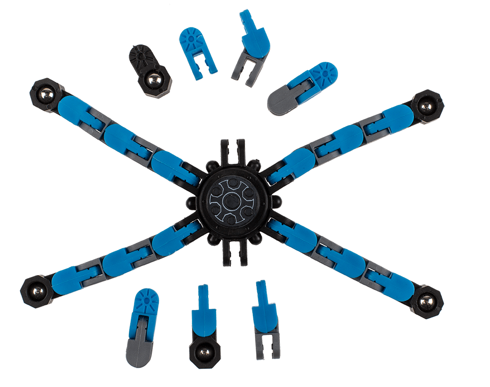 Construct N’ Spin with steel balls,