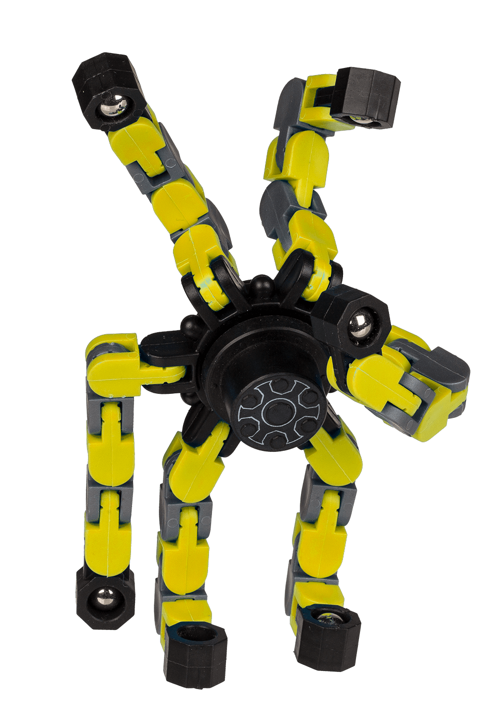 Construct N’ Spin with steel balls,