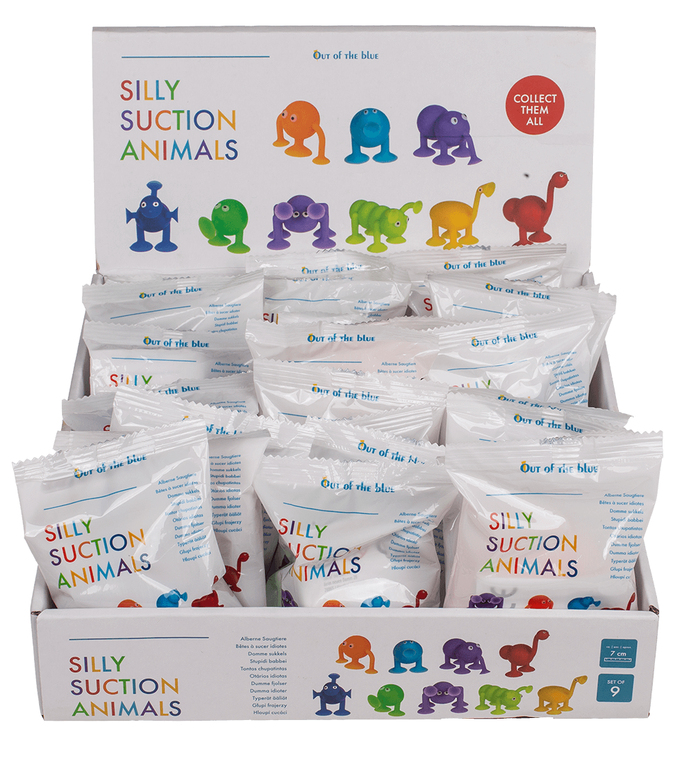 Silly Suction Animals, approx. 5 x 7 cm,